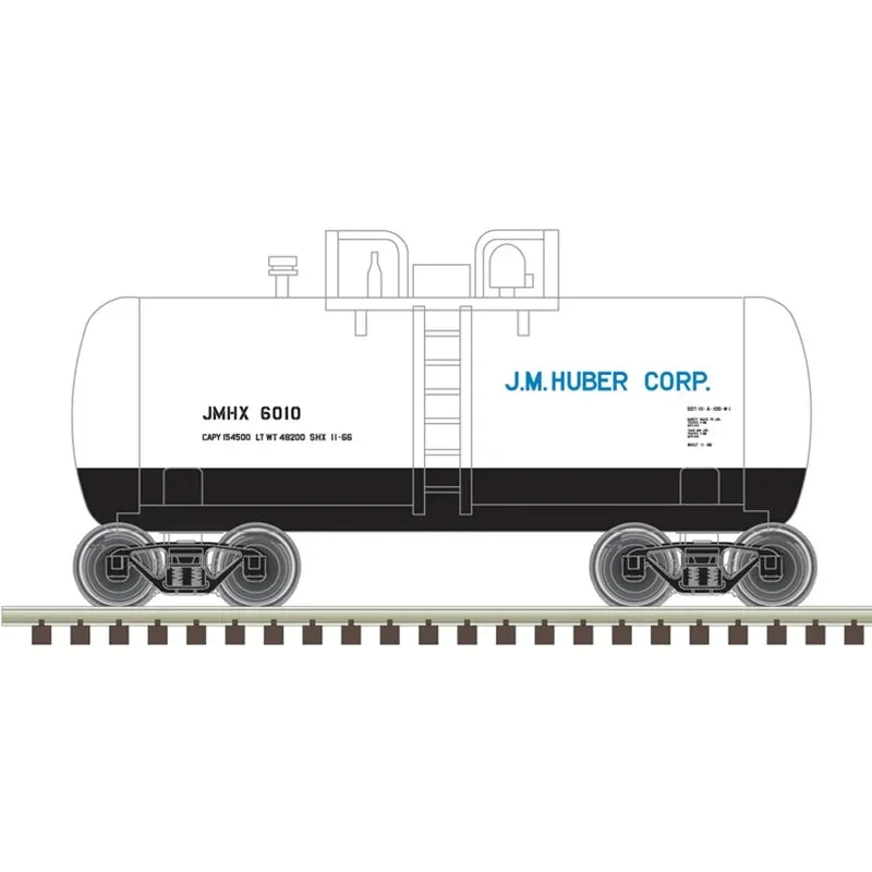 N Atlas Trainman Beer Can Tank Car JM Huber (JMHX) #6004 - 50006879