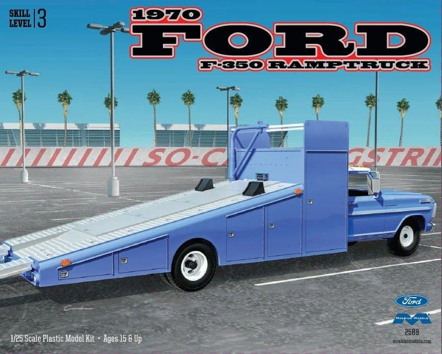 1/25 Moebius 1970 Ford F-350 Ramptruck 2588