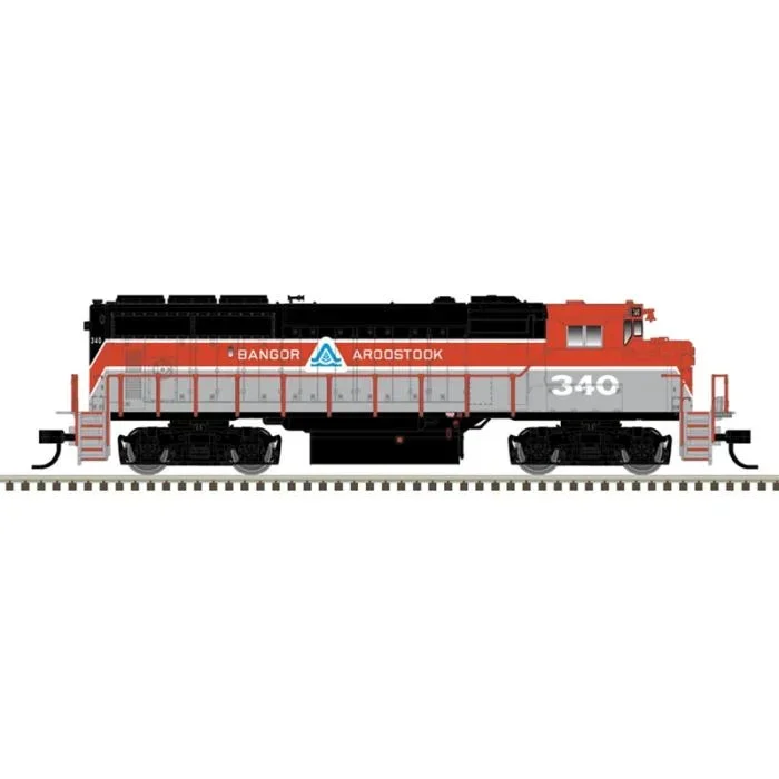 HO Atlas GP40-2W Gold Bangor & Aroostook #343 - 10004409