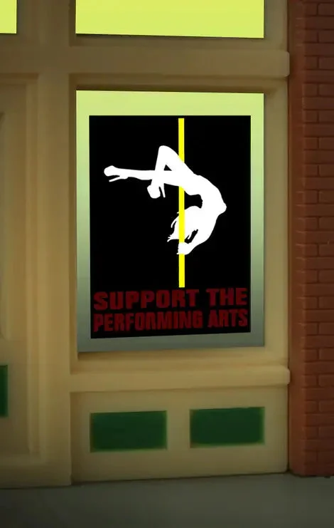 Miller Engineering Performing Arts Window Sign 9115