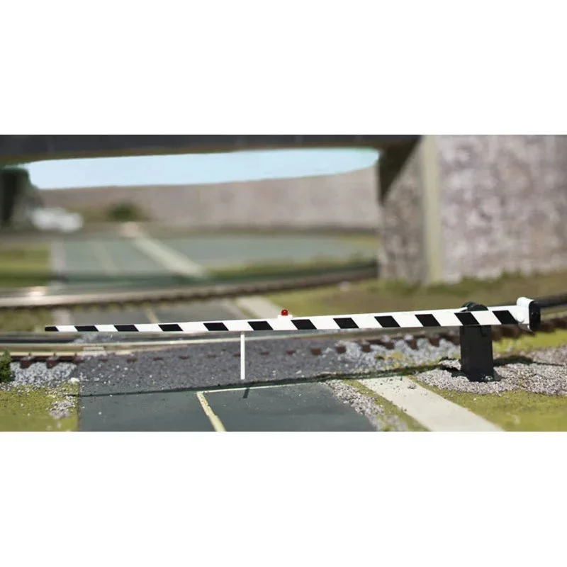 O Atlas Operating Crossing Gate (Black and White) 6948 - Atlas Trains
