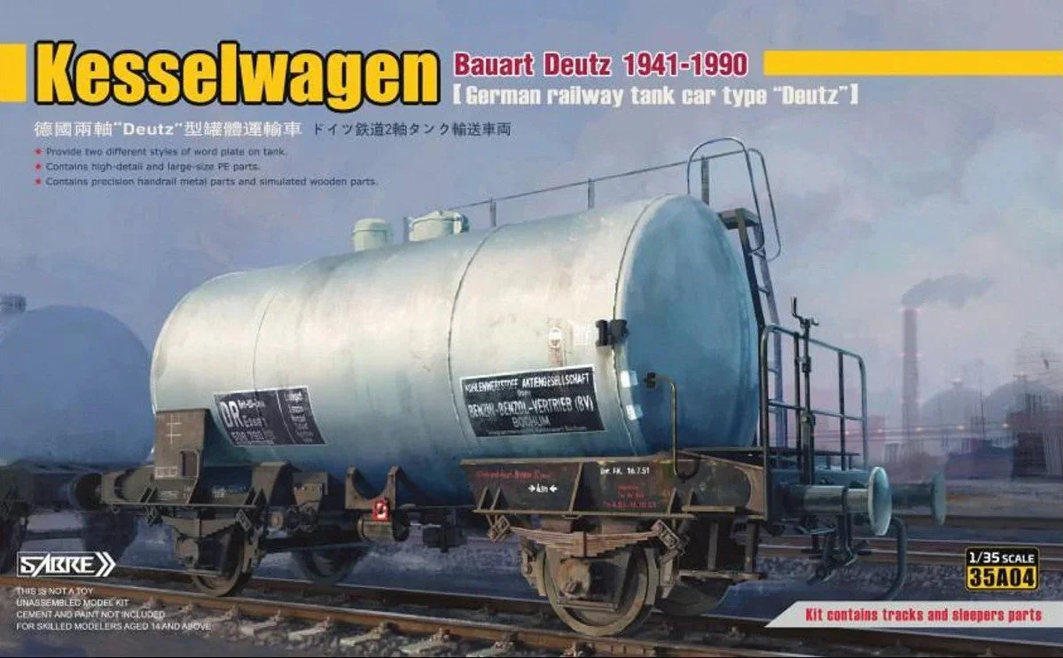 1/35 Sabre Model German Railway Kesselwagen Bauart Deutz 1941 1990 35A04
