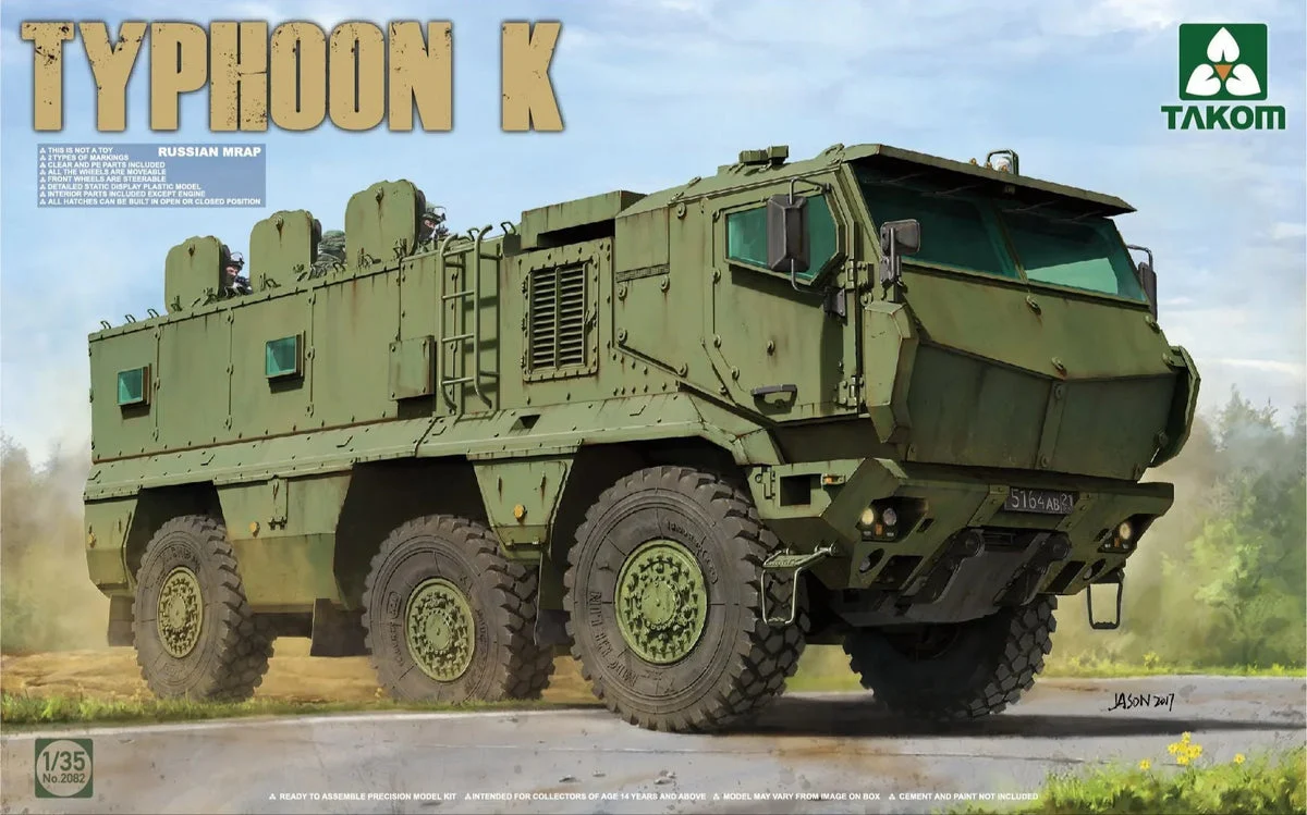 1/35 Takom Russian MRAP Typhoon K 2082 - Takom Models