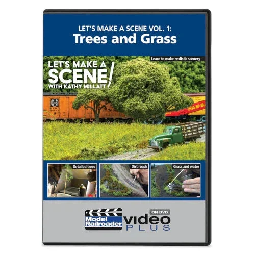 Kalmbach Let's Make a Scene Vol. 1: Trees and Grass DVD 15352 - Kalmbach Publishing