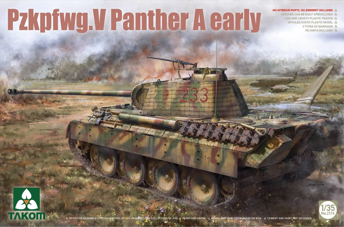 1/35 Takom Pzkpfwg.V Panther A Early 2174 - Takom Models