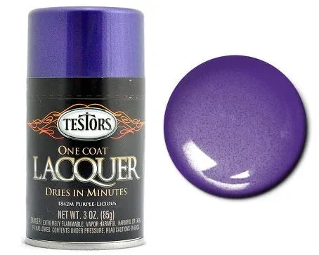 Testors Lacquer Paint 3oz. Purple-Licious 1842