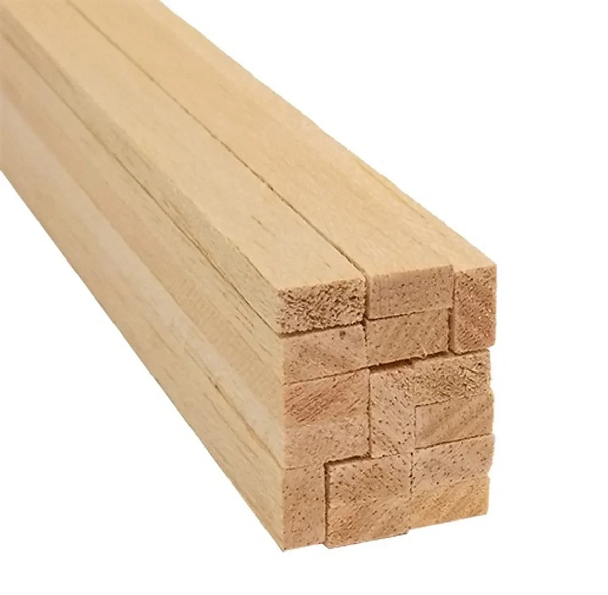 Bud Nosen Balsa Wood Stick 3/16" x 3/8" x 36" (15/pkg) 1056