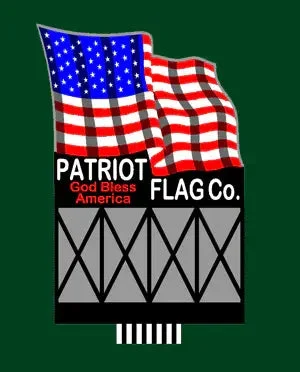 N/HO Miller Engineering Medium Patriot Flag Co. 9482