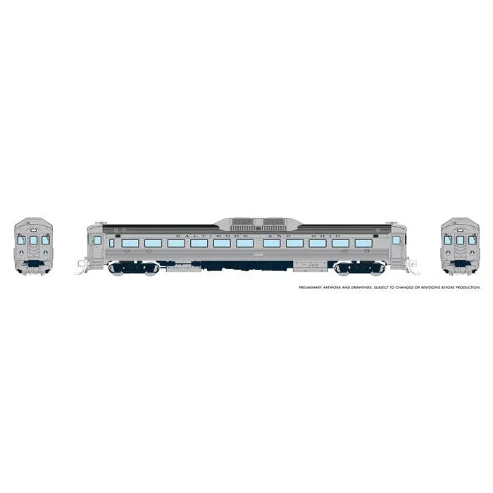 N Rapido Budd RDC-1 (Ph 1) (DC/Silent): Baltimore & Ohio 516003