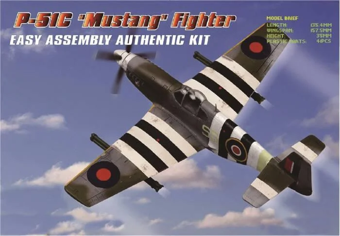 1/72 Hobby Boss P-51C "Mustang" Fighter 80243