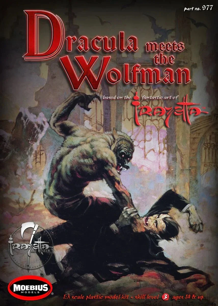 1/8 Moebius Dracula Meets the Wolfman – Frazetta 977 - Moebius Model