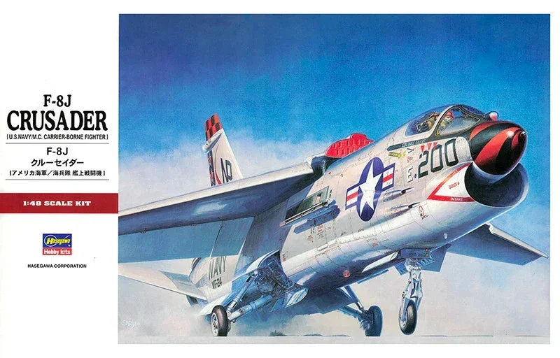 1/48 Hasegawa F-8J Crusader [U.S. Navy/M.C. Carrier-Borne Fighter] 07226