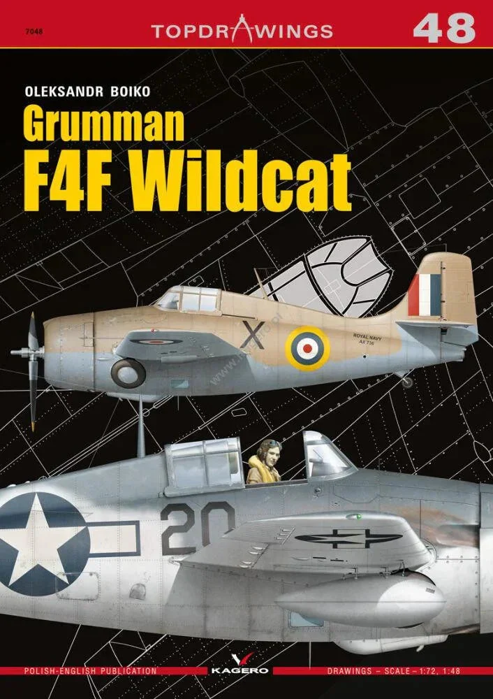 Kagero Publishing Grumman F4F Wildcat Book 07048