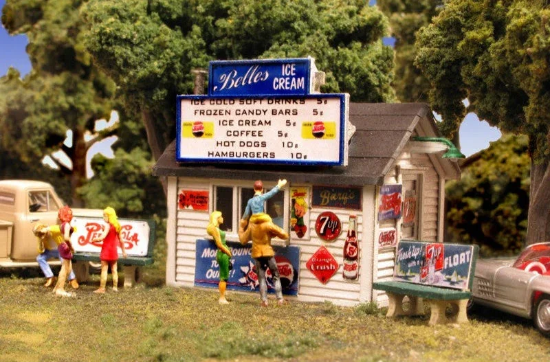 HO Monroe Belle's Ice Cream #2209 - Monroe Models