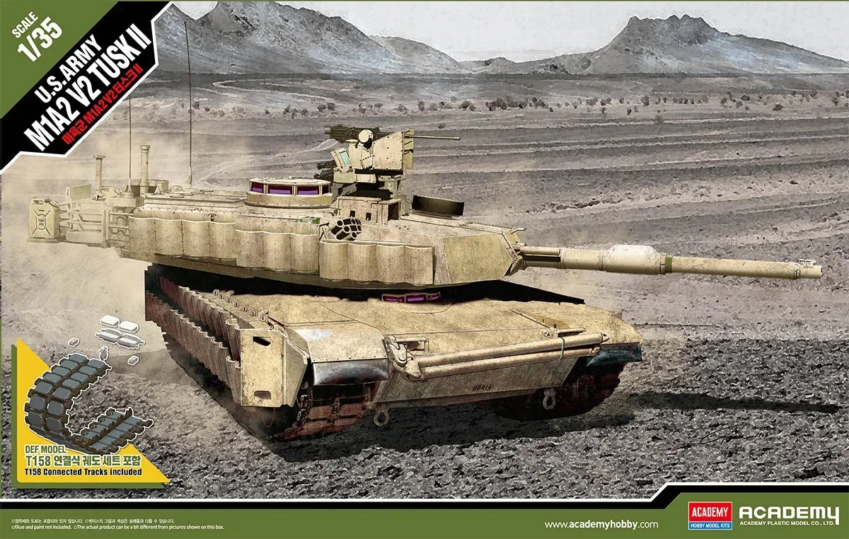 1/35 Academy US Army M1A2 V2 Tusk II 13504 - Academy Models