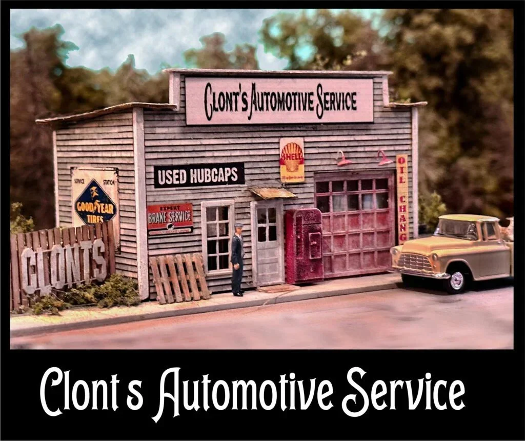 HO Bar Mills Clont's Automotive 5012 - Bar Mills Models