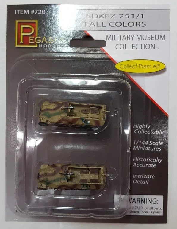 1/144 Pegasus Sd.Kfz. 251/1 Half-Tracks (2) - 0720