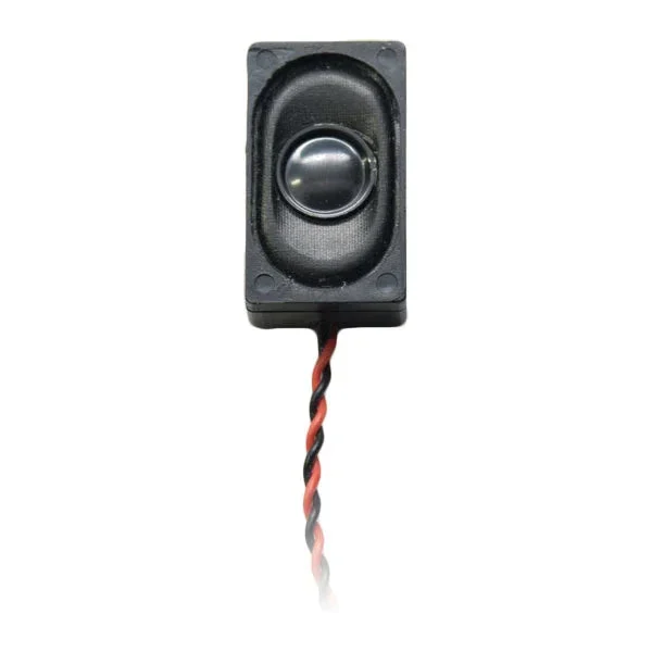 Digitrax SP26158B Rectangular 26.5mm x 15.5mm x 9mm 8 Ohm Compact Box Speaker with Enclosure & Wires 21007