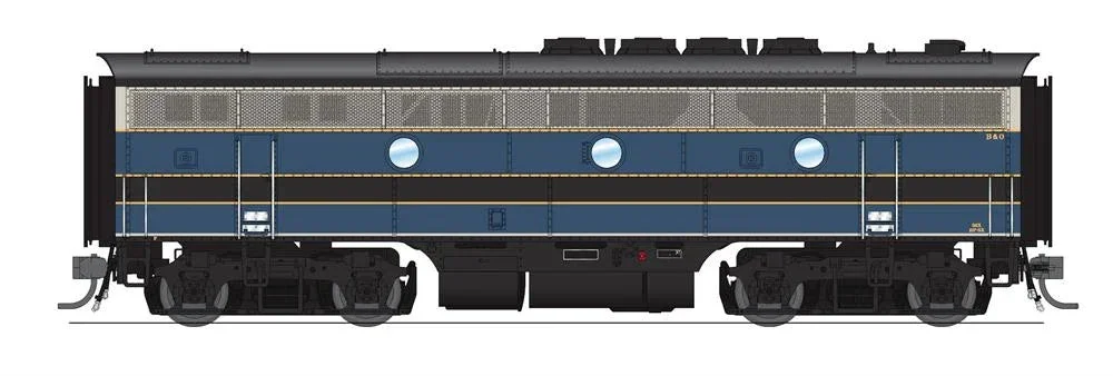 HO Broadway Ltd EMD F3B Baltimore and Ohio #82AX 6661