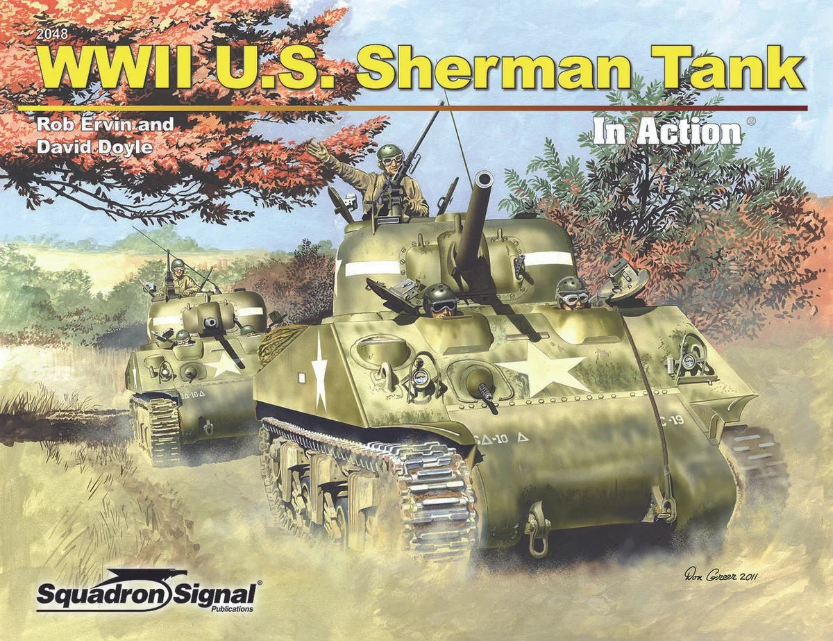 Squadron Signal WWII US Sherman Tank In Action 2048 - Squadron Signal Publications