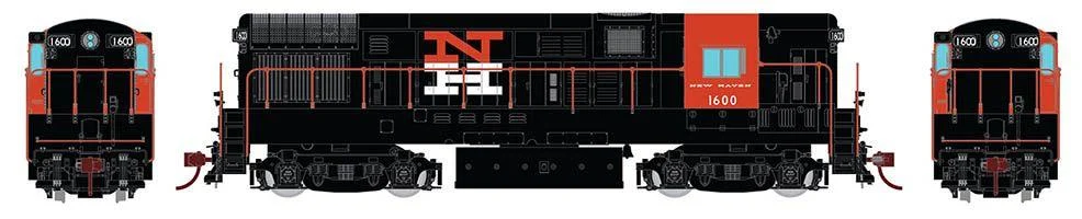 HO Rapido H16-44 (DC/Silent): New Haven - McGinnis: #1605 - 044010