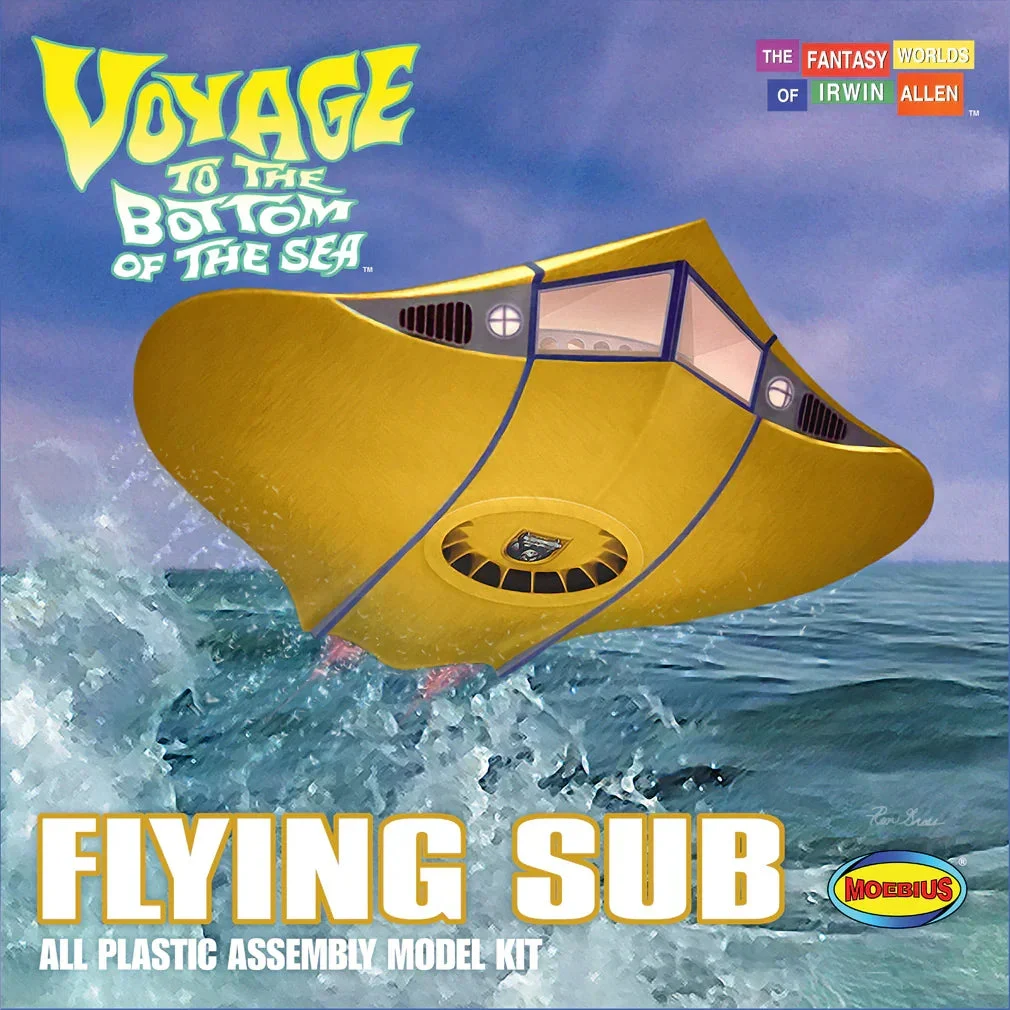 1/32 Moebius Voyage to the Bottom of the Sea: Flying Sub 817 - Moebius Model
