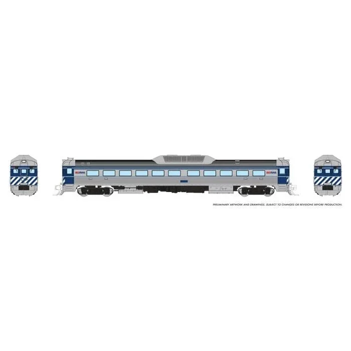 N Rapido Budd RDC-1 (Ph 2) (DC/Silent): BC Rail - Blue 516005