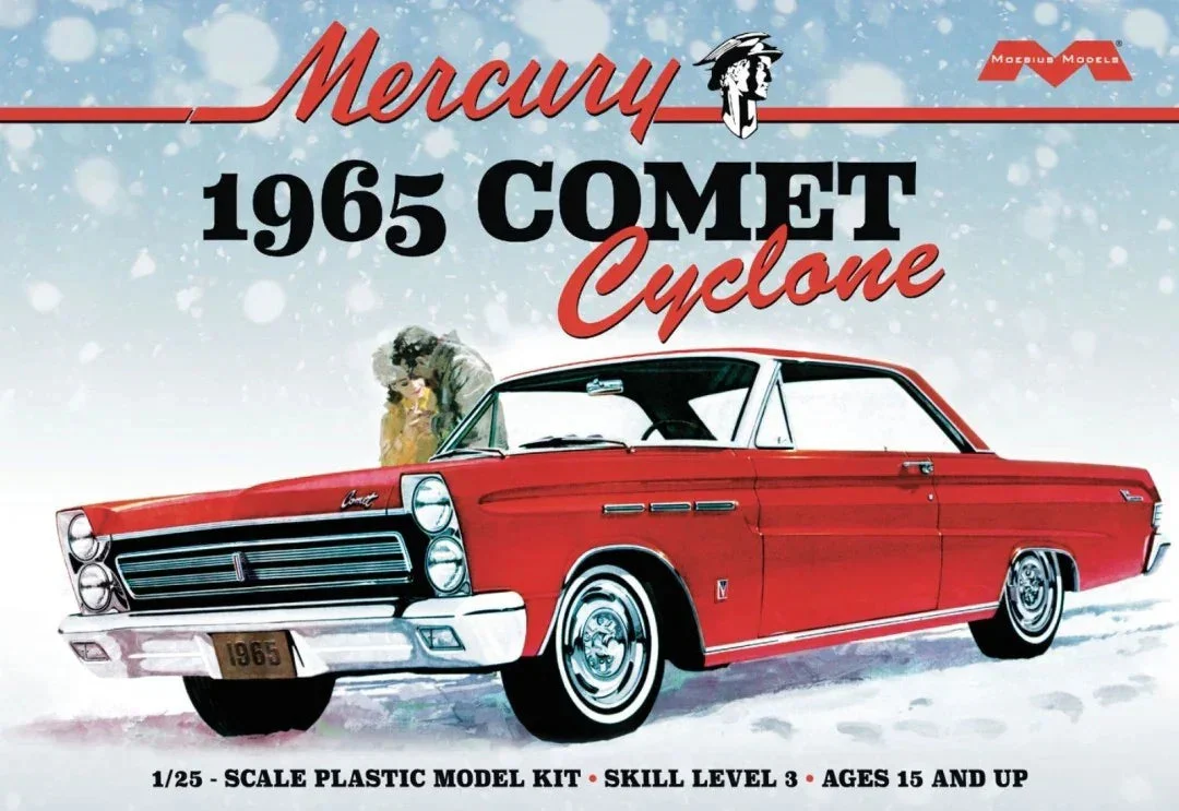 1/25 Moebius 1965 Mercury Comet Cyclone 1210 - Moebius Model