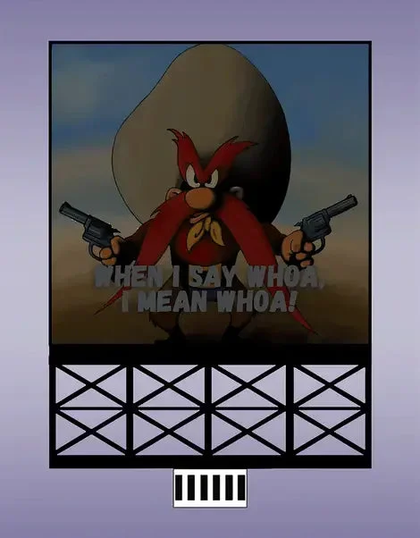O/HO Miller Engineering Large Yosemite Sam Billboard 88-8001