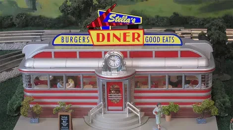 O/HO Miller Engineering Large Stella's Diner Sign 88-6451