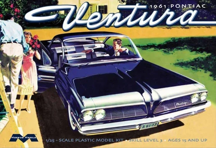 1/25 Moebius 1961 Pontiac Ventura SD 2851 - Moebius Model