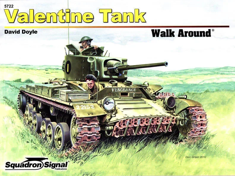 Squadron Signal Valentine Tank Walk Around 5722 - Squadron Signal Publications
