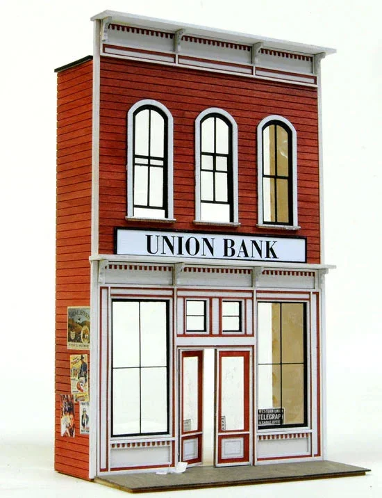 HO Banta Modelworks Union Bank Front Only #2149