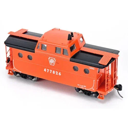 HO Bowser N5c Caboose PRR Focal Orange Road #477906 - 43395