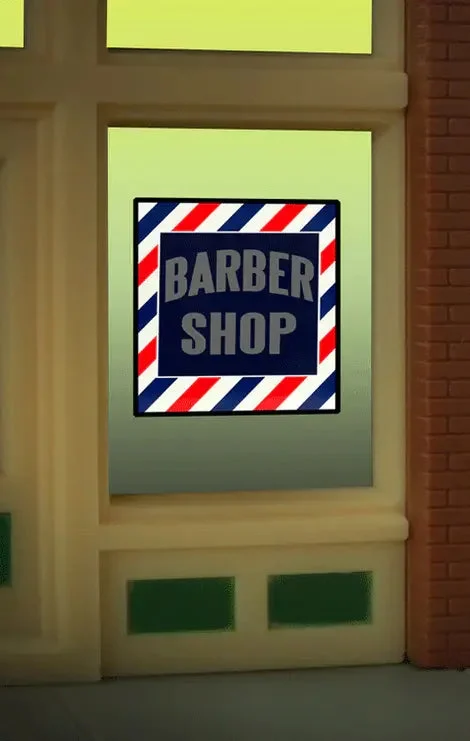 O/HO Miller Engineering Barber Window Sign 8930