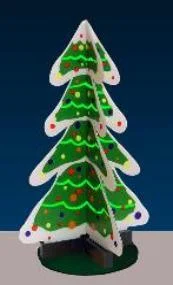 Miller Engineering 3D Animated Christmas Tree 2009