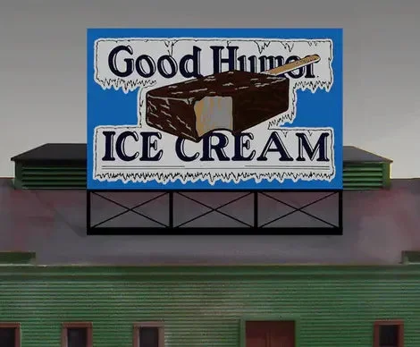 N/HO Miller Engineering Small Good Humor Billboard 44-1502