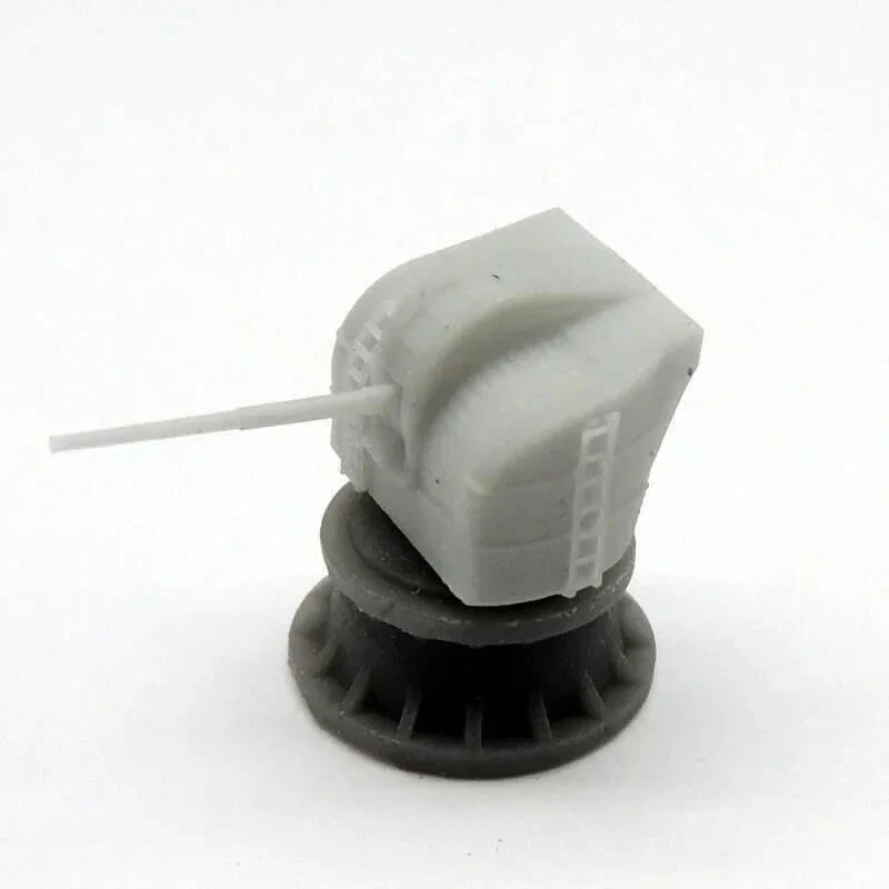 1/350 Black Cat Models IJN 120mm/45 Single Mount Gun Under Protective Shield (X2) AC350060a