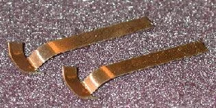 HO Tomar Passenger Car or Caboose Pickup Shoes (2 Pair/pkg) 804 - Tomar Industries