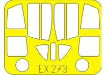 1/48 Eduard Paint Mask for HASEGAWA TA-4 EX273
