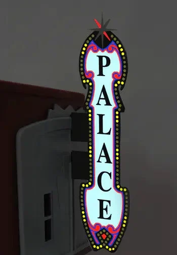 Miller Engineering Small Vertical Theater Sign 5982