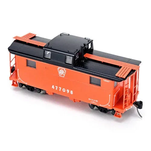 HO Bowser N5 Caboose PRR Orange Plain Keystone Road #477098 - 43365