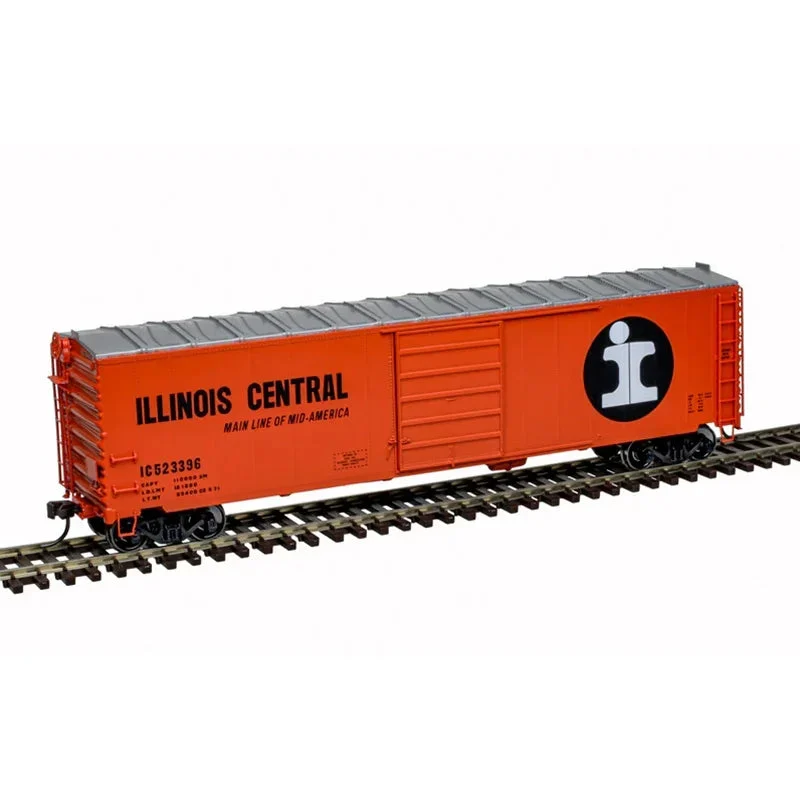 HO Atlas 50' Postwar Single Door Box Car Illinois Central #523396 - 20007531