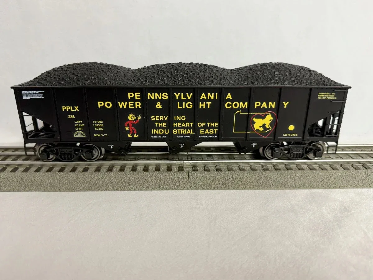 O RMT Pennsylvania Power & Light 3-Bay 70-Ton Hopper 66276