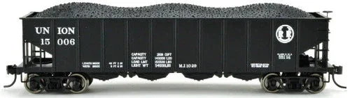 HO Bowser H21 Hopper Car Union H21a 4-Bay Clamshell Road #15044 - 43063