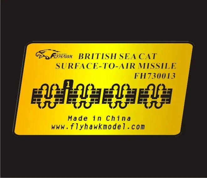 1/700 Flyhawk Photo Etch Modern British Sea Cat Surface-to-Air Missile 730013