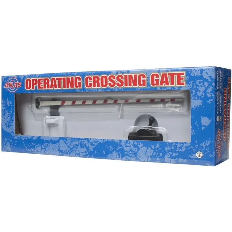O Atlas Operating Crossing Gate (Red and White) 6949 - Atlas Trains