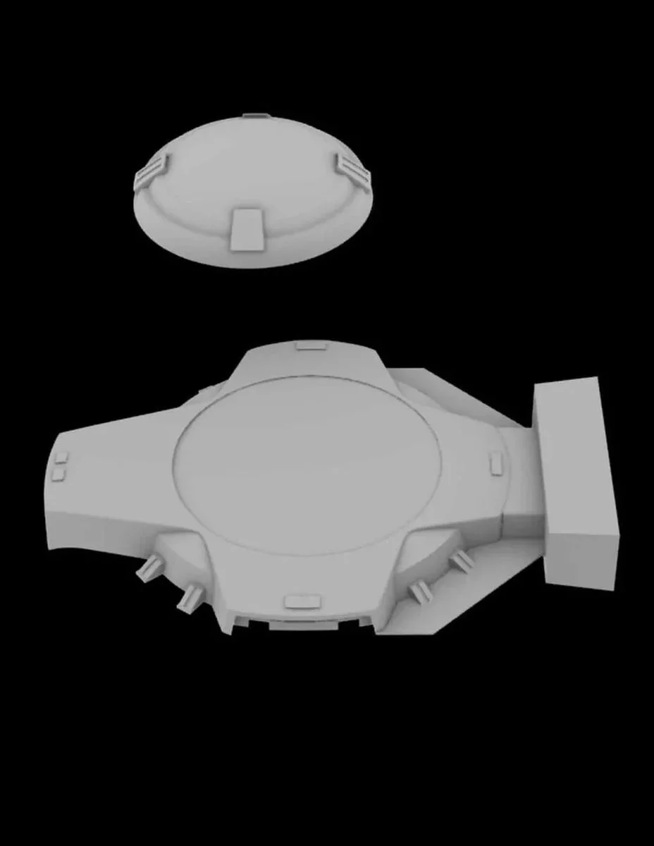 1/537 Green Strawberry Miranda Class - Navigation Deflector & Sensor 11320