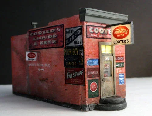 HO Downtown Deco Cooter's Liquor - DD1084