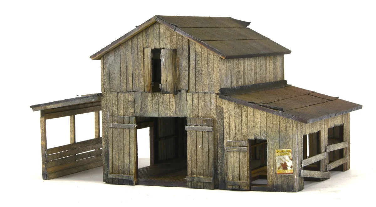 HO Banta Modelworks Foley's Barn 2147